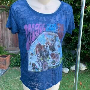 THE WHO “MAGIC BUS” BURNOUT BAND TEE S